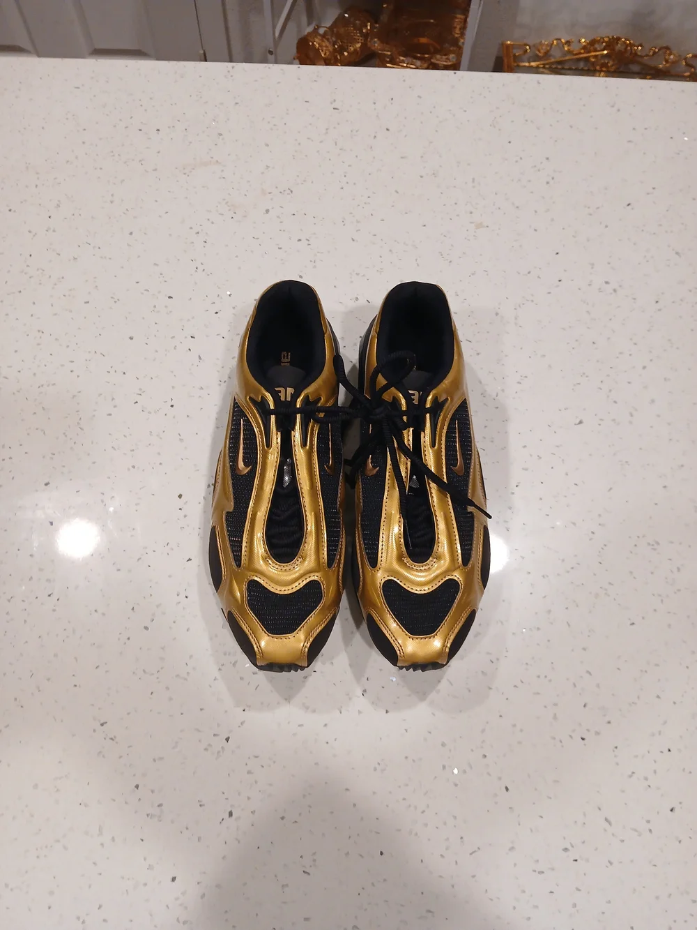 Size 9.5 - Nike Air Max Muse Metallic Gold Black W